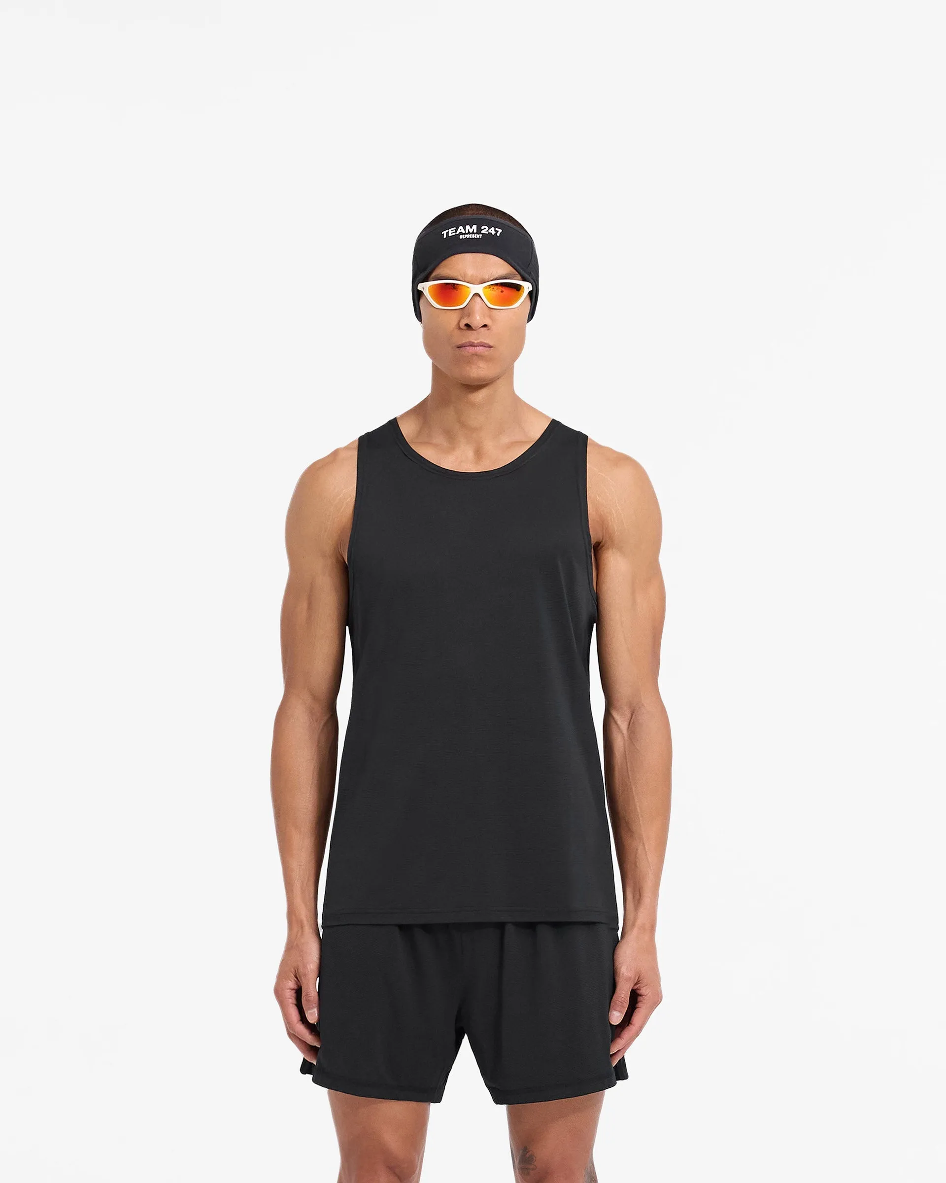 247 DNA Mesh Vest - Black Stretchable Weave Lightweight Design