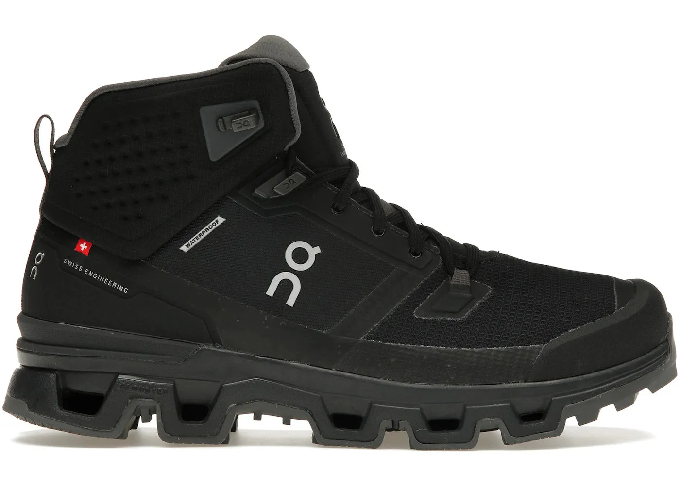 On Running Cloudrock 2 Waterproof Black Eclipse Supportive Base