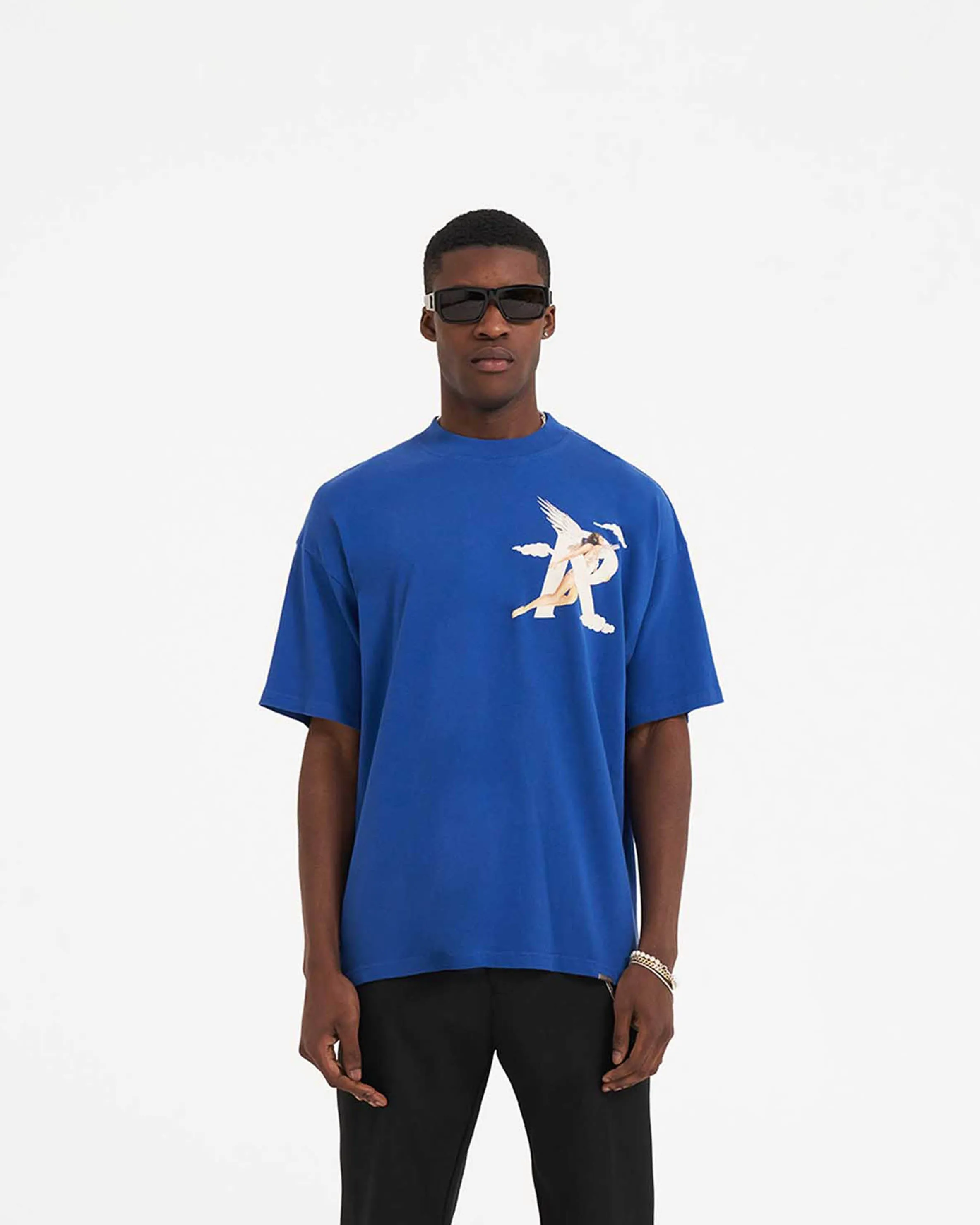 Storms In Heaven T-Shirt - Cobalt Layering Piece