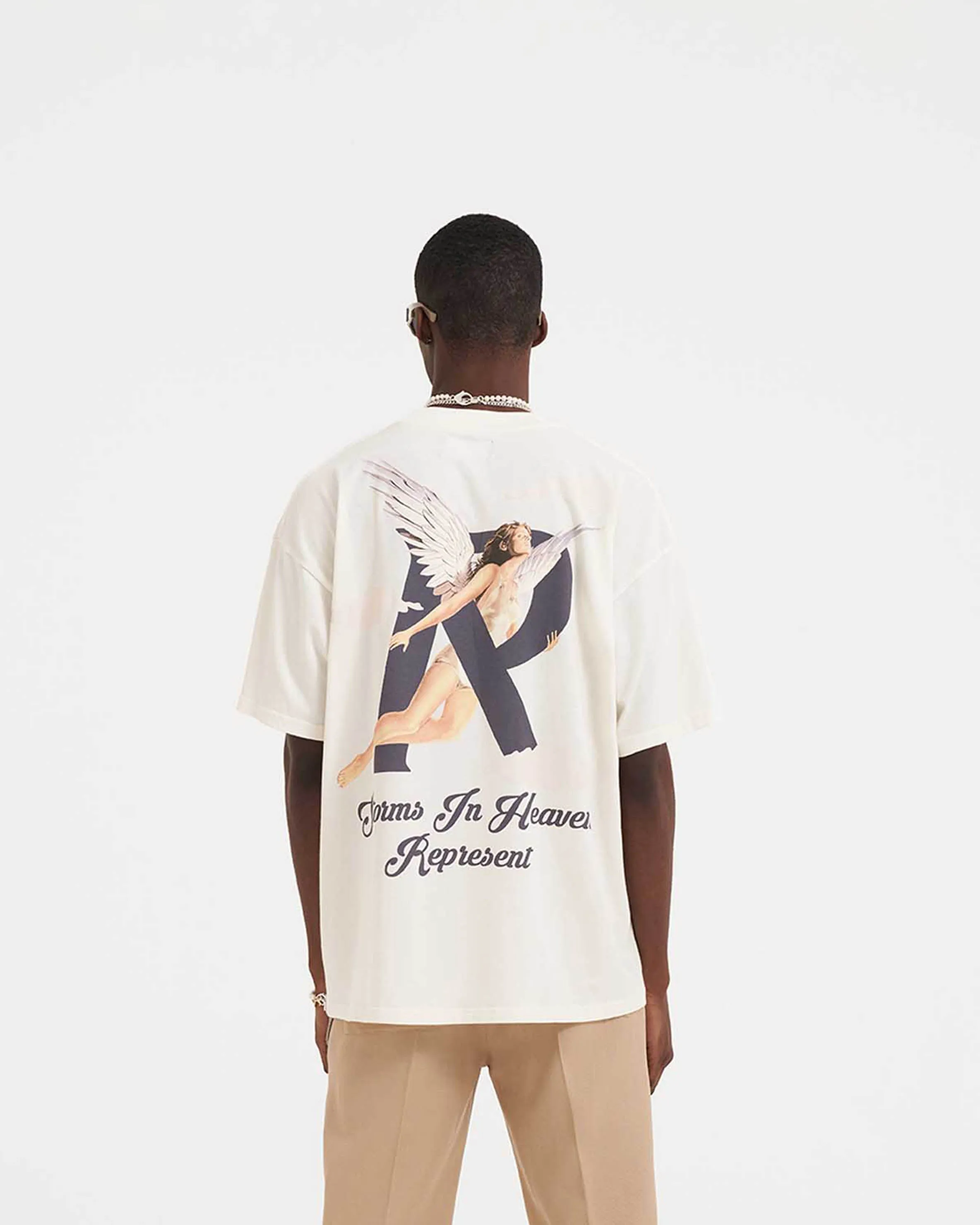 EasyCareFinish weekday wear Storms In Heaven T-Shirt - Flat White