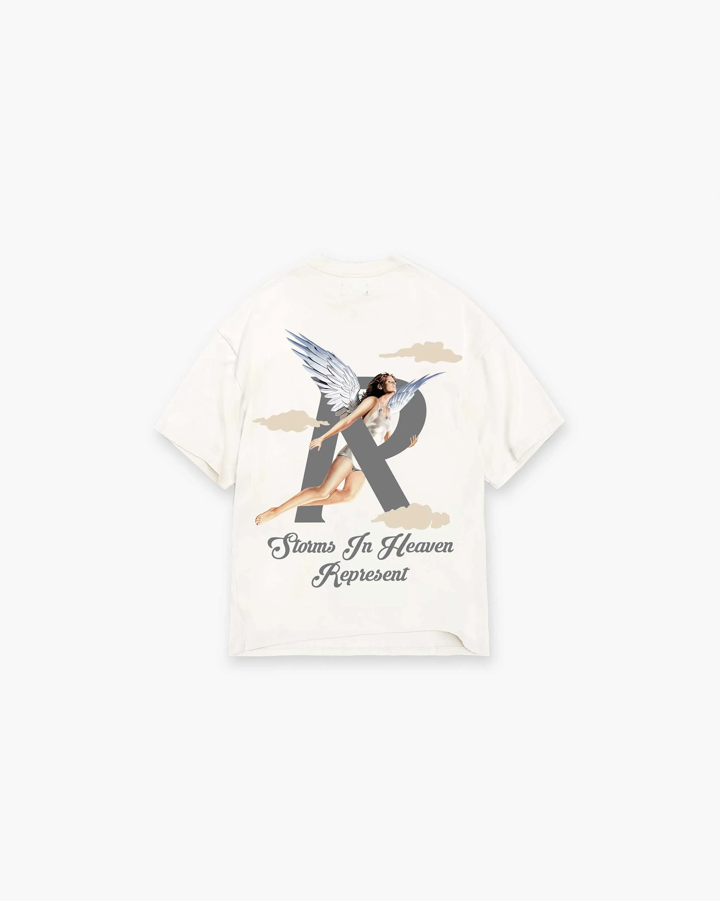 Storms In Heaven T-Shirt - Flat White City Smart