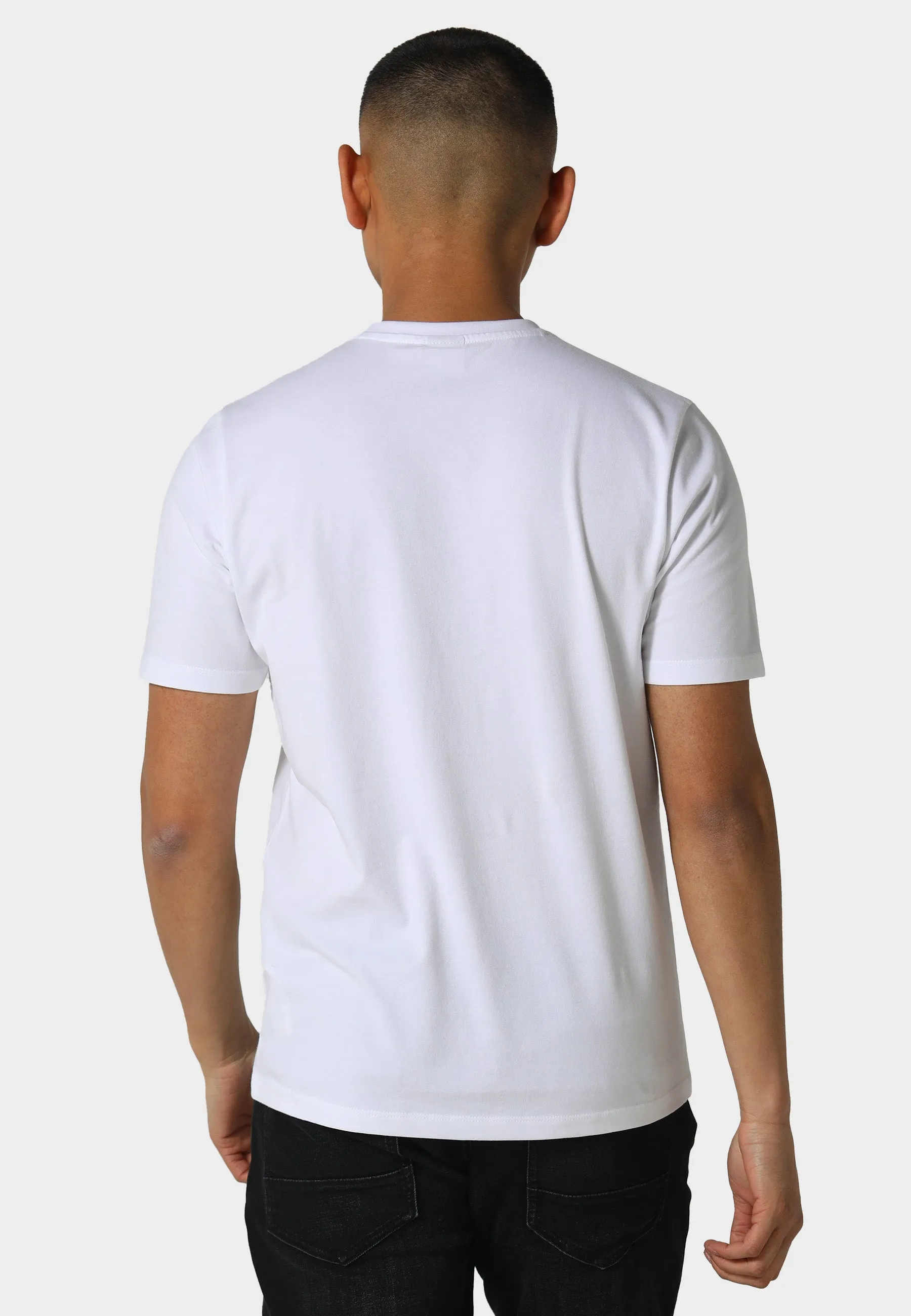 Oversized Silhouette Stratton White T-Shirt