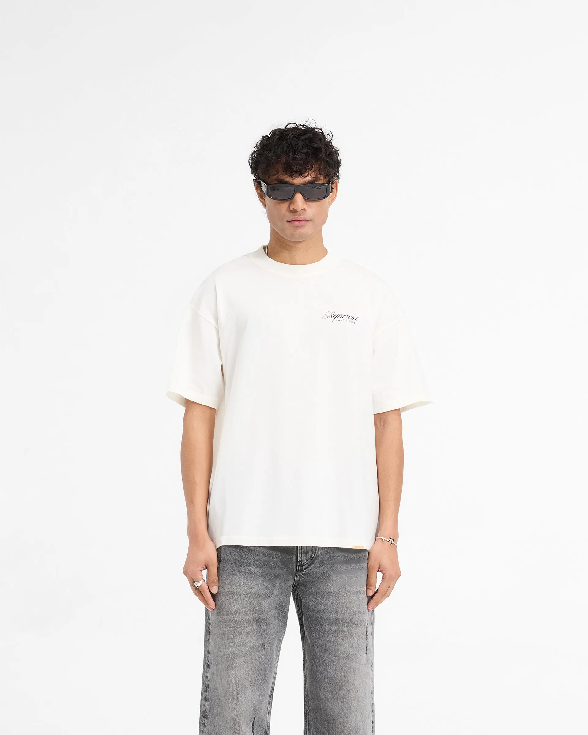 Roomy Waistband Represent X Harrods Bear Owners Club T-Shirt - Flat White