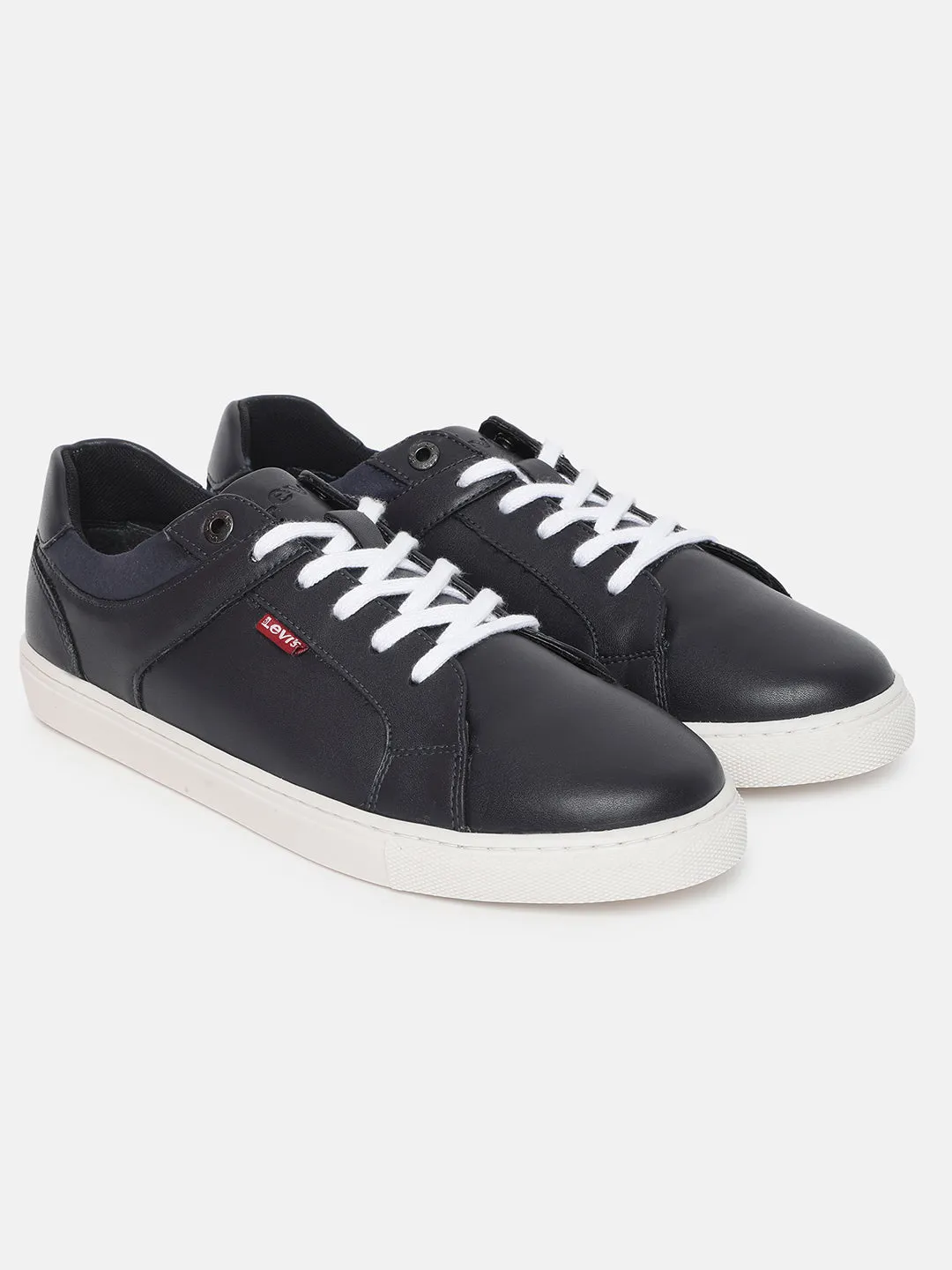 Non Toxic Materials Men's Navy Solid Shoes