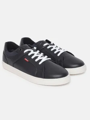 Men's Navy Solid Shoes Ocean Walk