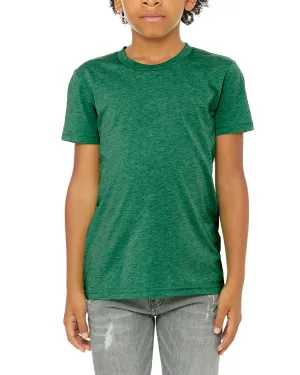 Practical Comfort Anti Bacterial Treatment JustBlanks Youth Triblend Short Sleeve Crew Neck Tee