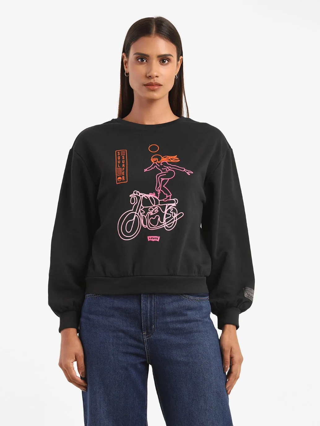 Graphic Sweatshirt From The Levi's Motorcycle Collection Running wear Comfy Essentials