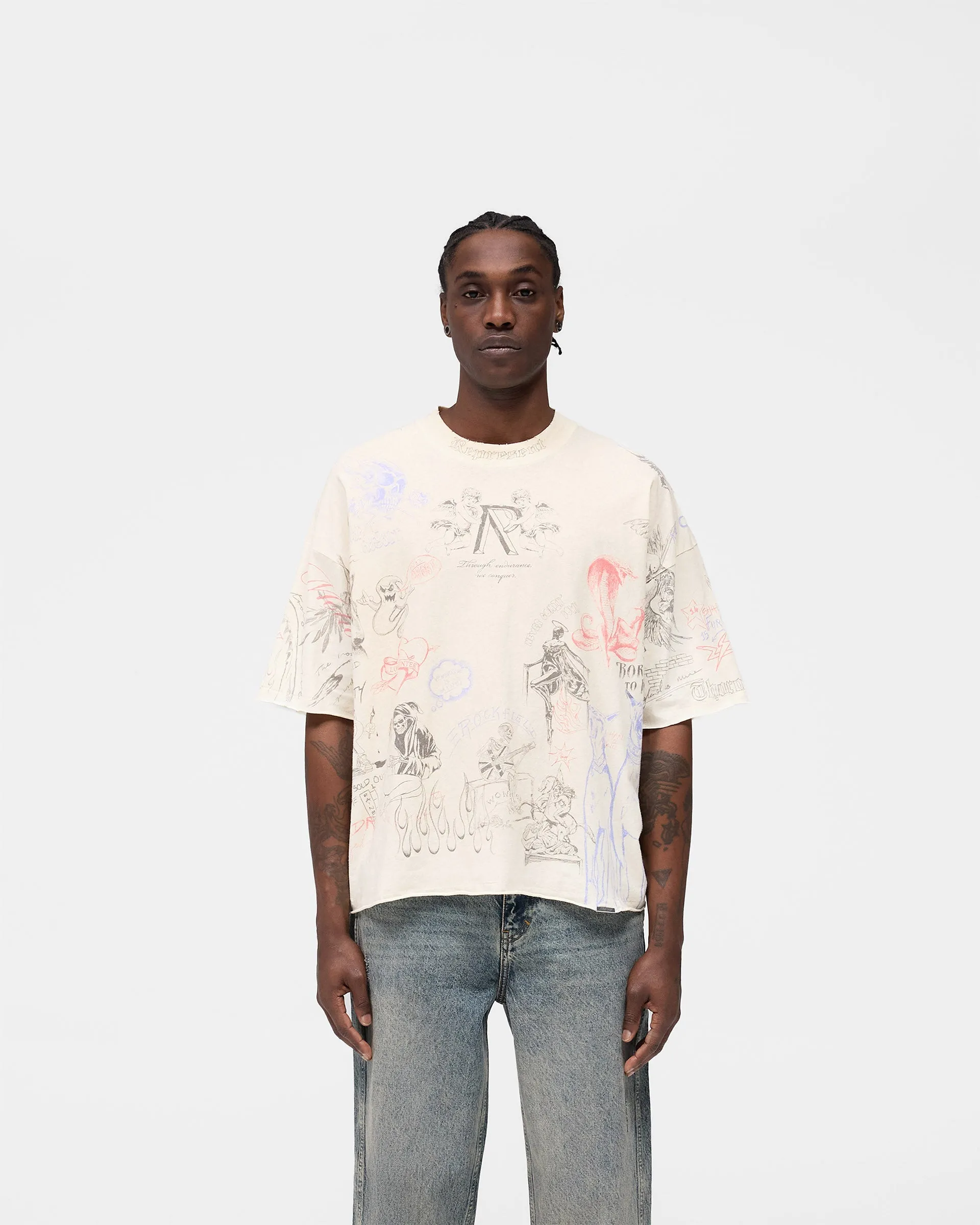 Minimal Comfort Wear Legacy T-Shirt - Buttercream