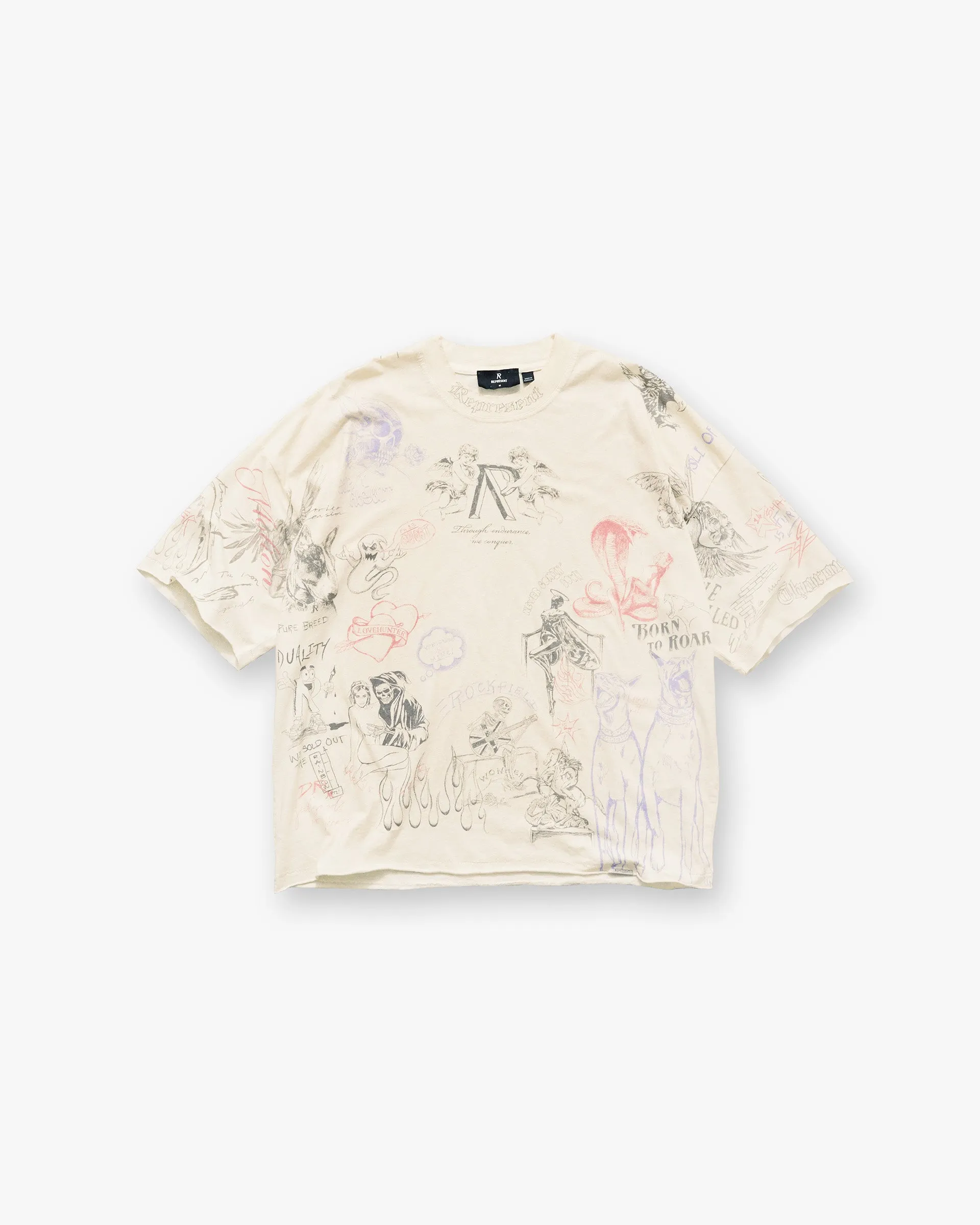 Legacy T-Shirt - Buttercream Playful Design