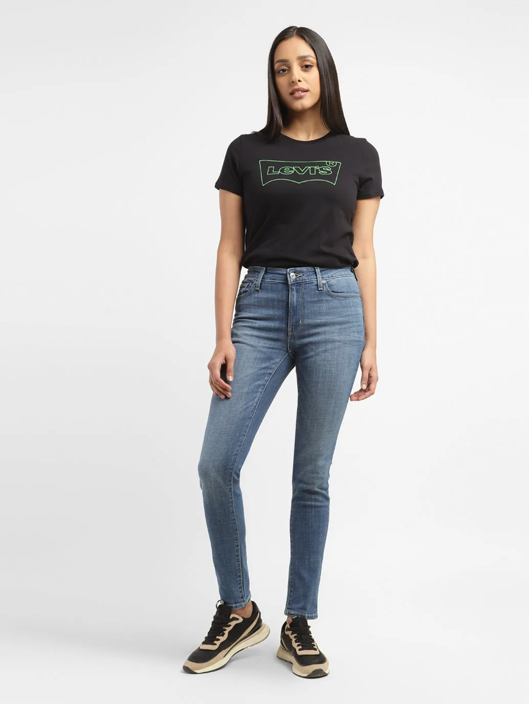 Traveler Gear Nature Lover Night Out Abrasion Resistance Women's 711 Blue Skinny Fit Mid Rise Jeans