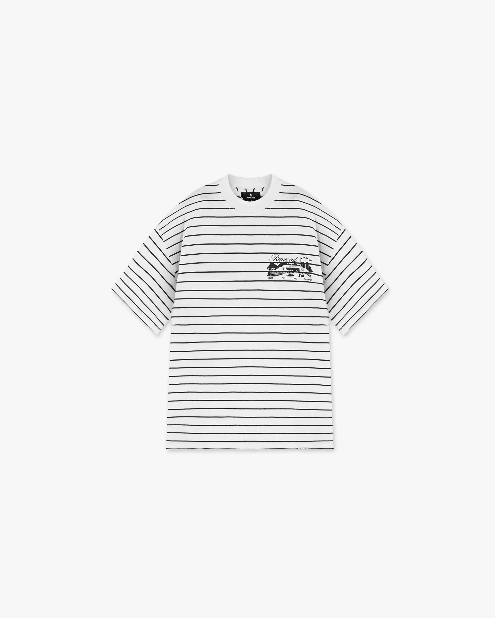 Raceway T-Shirt - Stripe Casual Comfort Fit