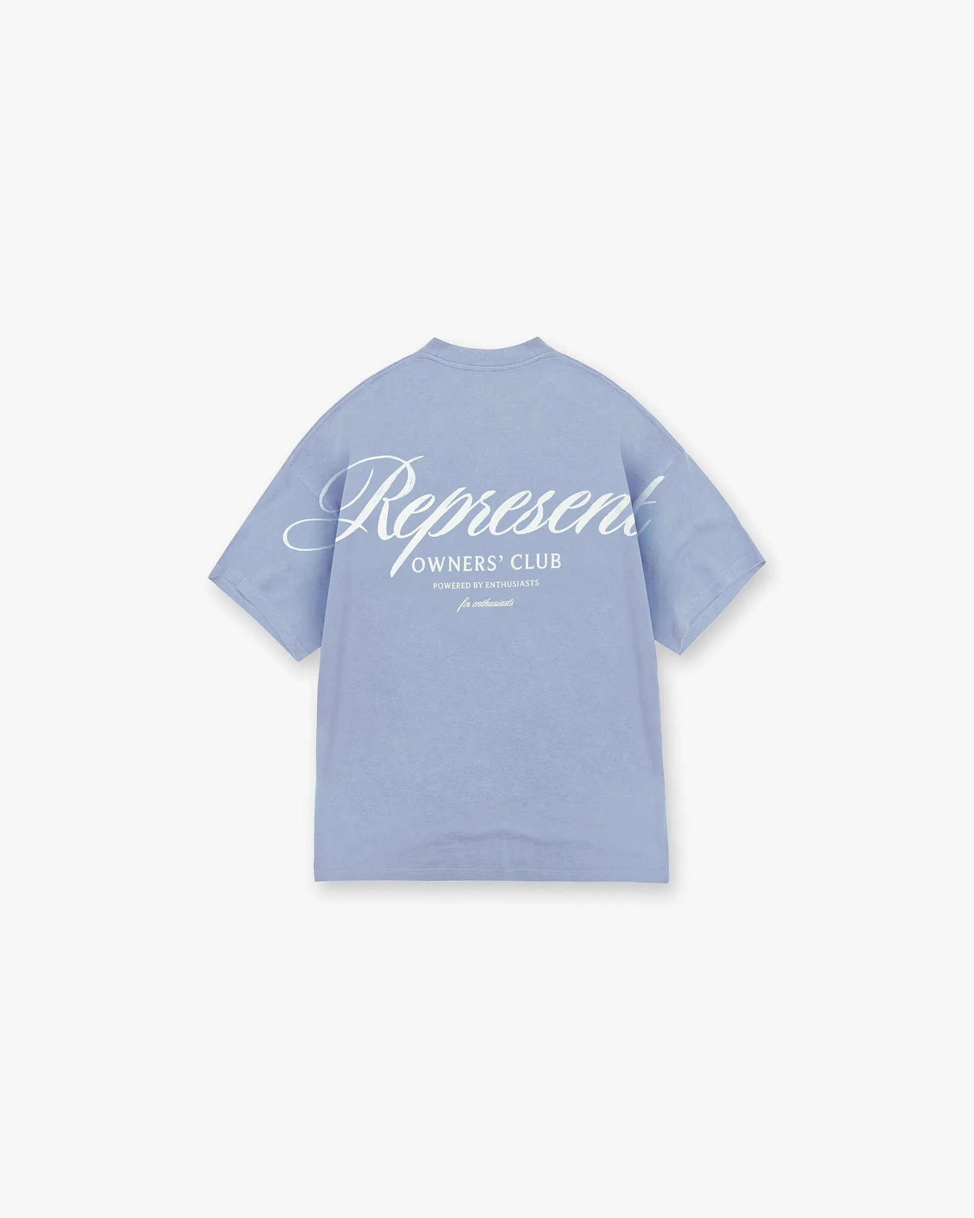 Ultimate Fit Represent Owners Club Script T-Shirt - Dusty Blue