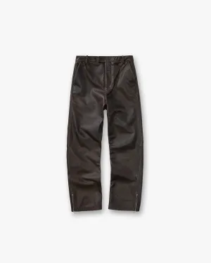 WaterproofTechnology Sunfade Leather Pant - Nero