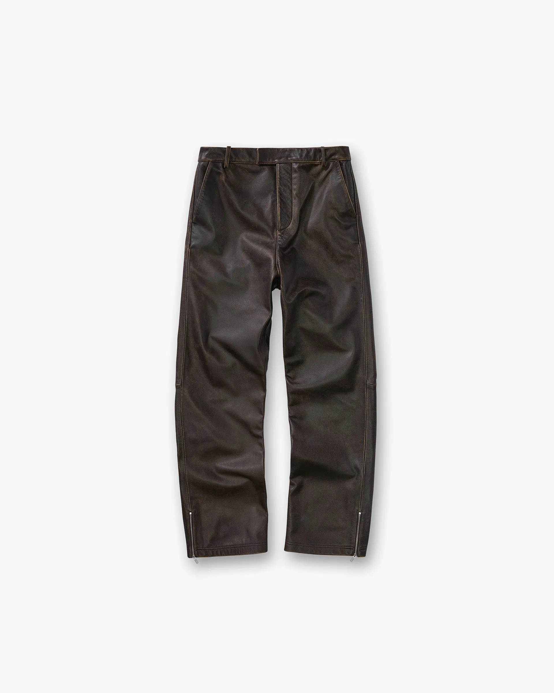 WaterproofTechnology Sunfade Leather Pant - Nero