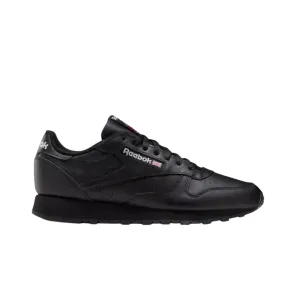 REEBOK 100008494 (GY0955) CLASSIC LEATHER Mn's (Medium) Black Leather Lifestyle Desert Run On Trend