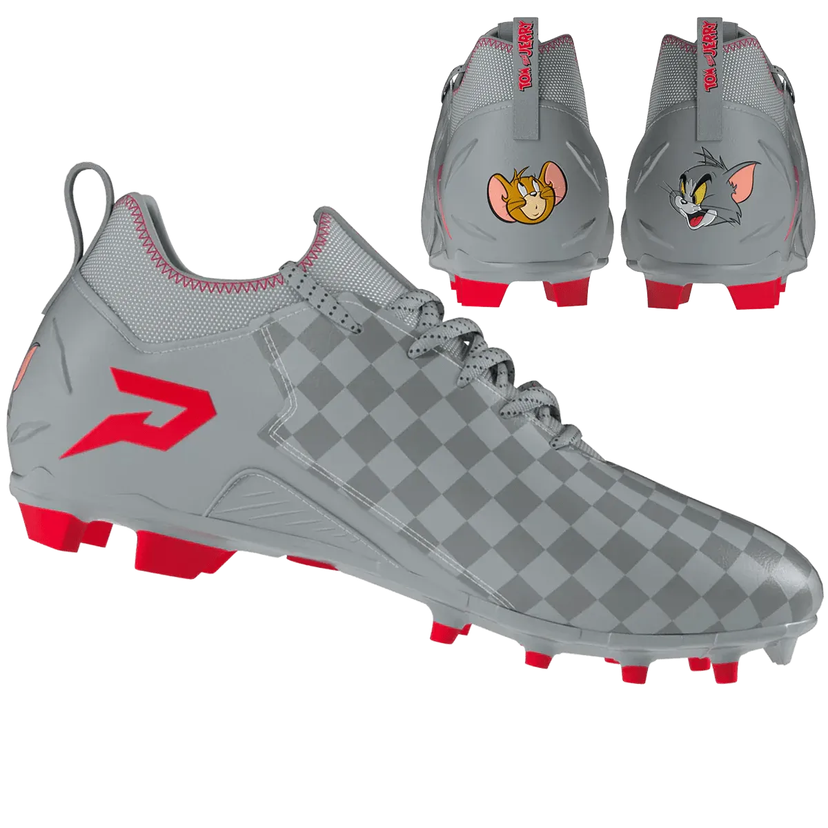 fair - ground - booth shoes Phenom Elite Men's Tom and Jerry "Cheddar Chase" Quantum Speed Football Cleats