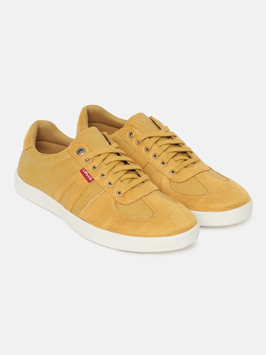 Low Arch Breathable City Adventure Men's Yellow Shoes