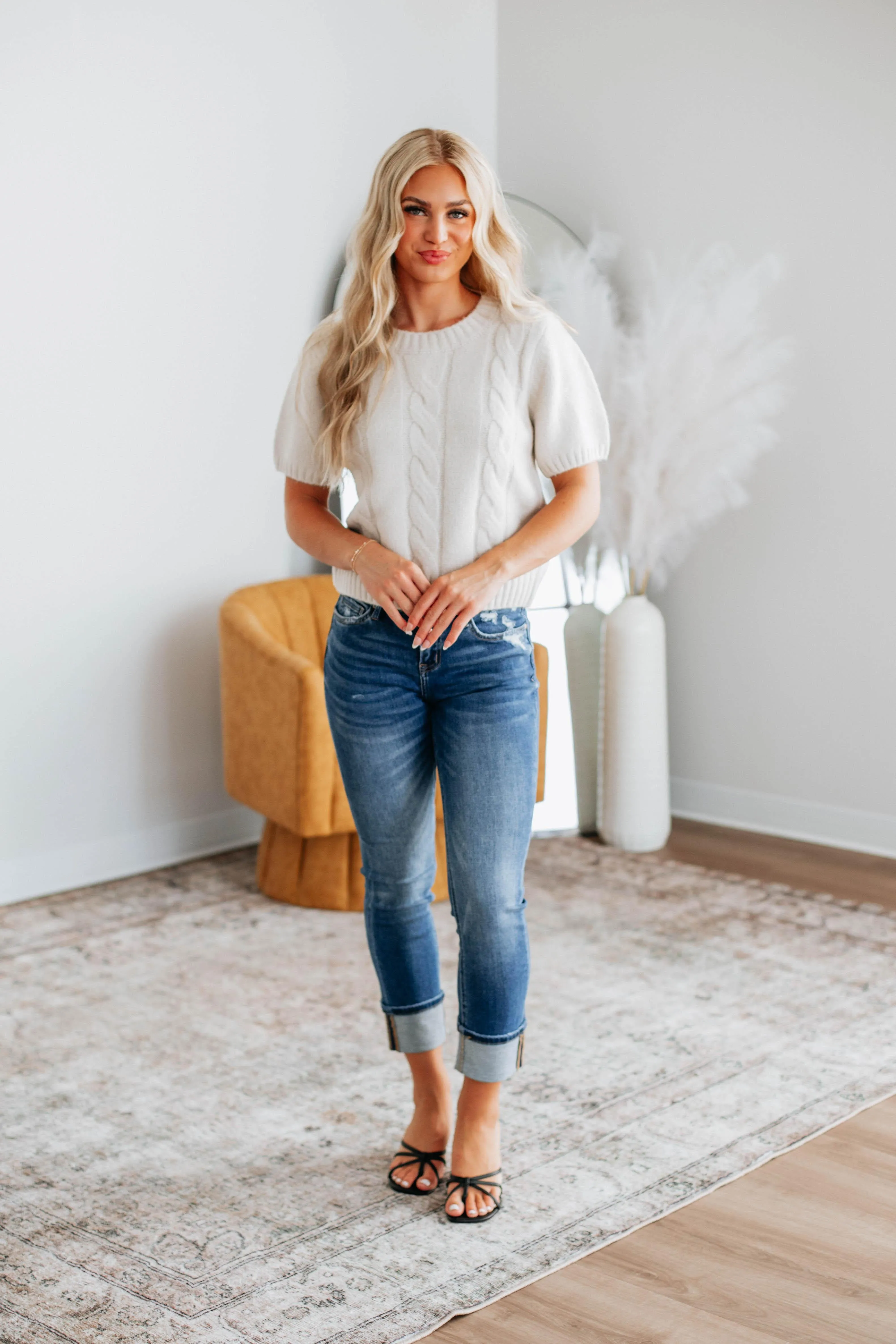 Sutton Sweater Top Subtle Elegance