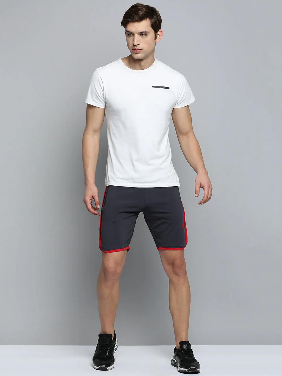 Golf shorts Sweat Wicking Technology Men's Grey Regular Fit Sports Shorts