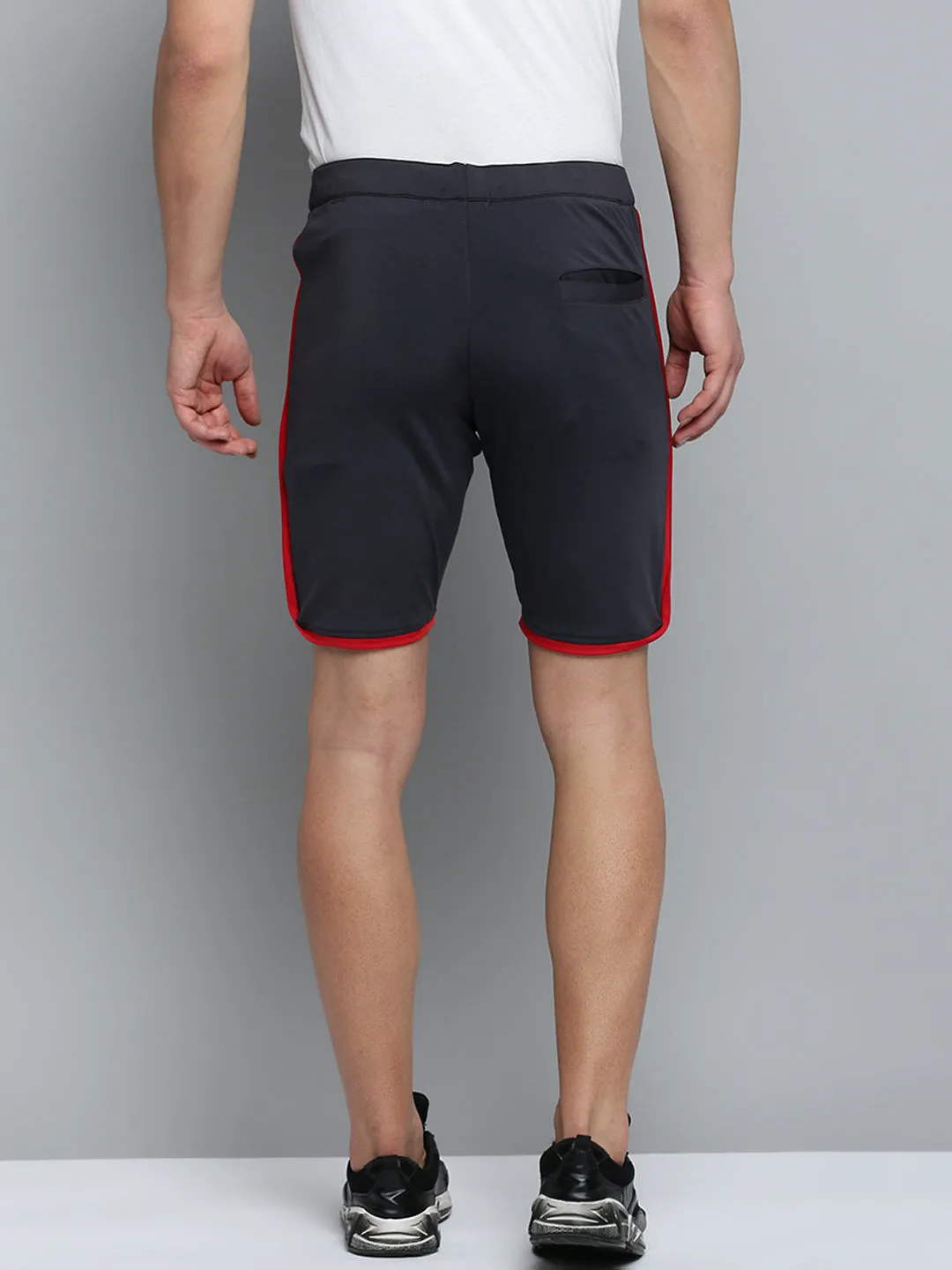 Sport Flex Fit Men's Grey Regular Fit Sports Shorts