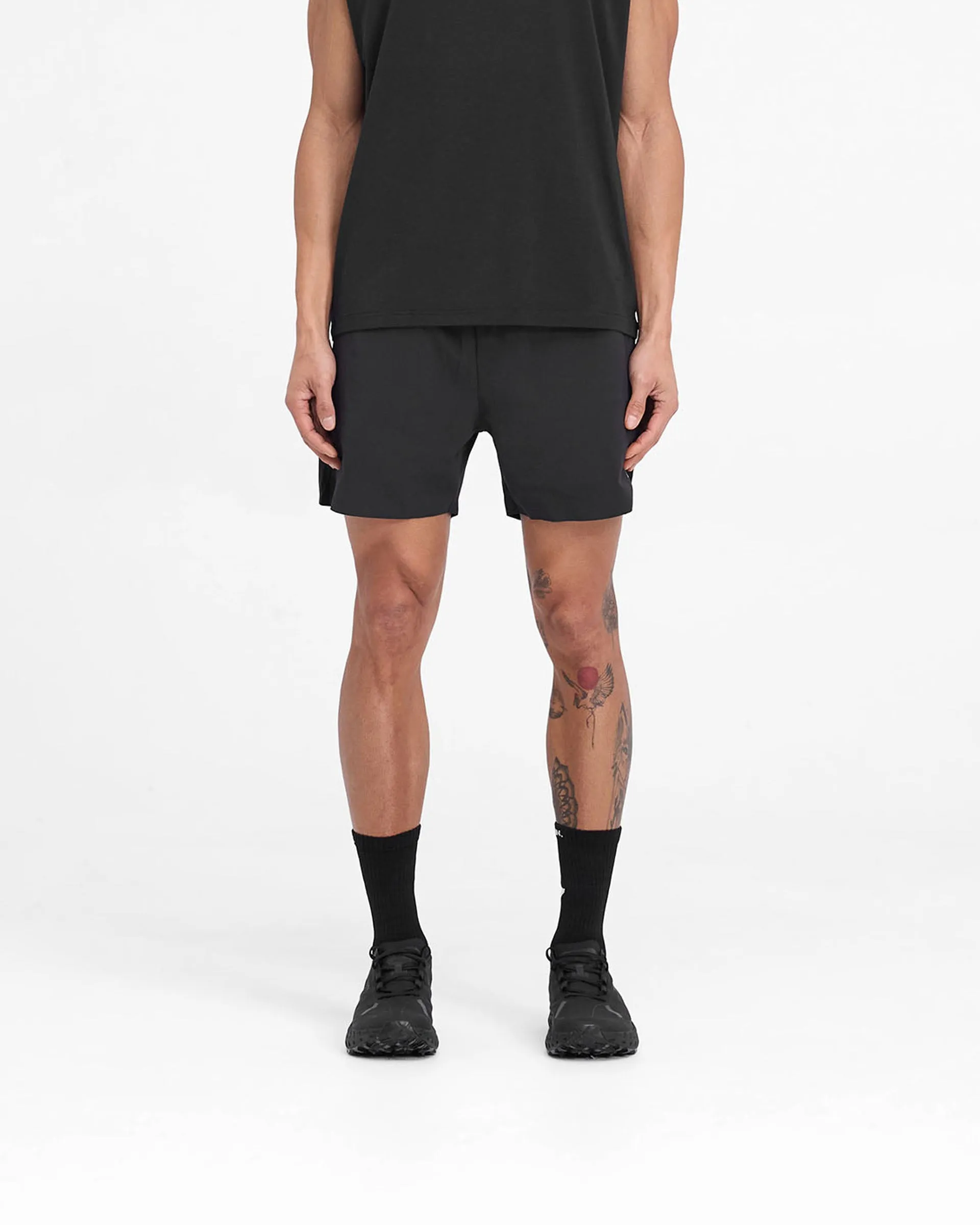 Team 247 Fused Shorts - Black Contemporary Cut All Occasion