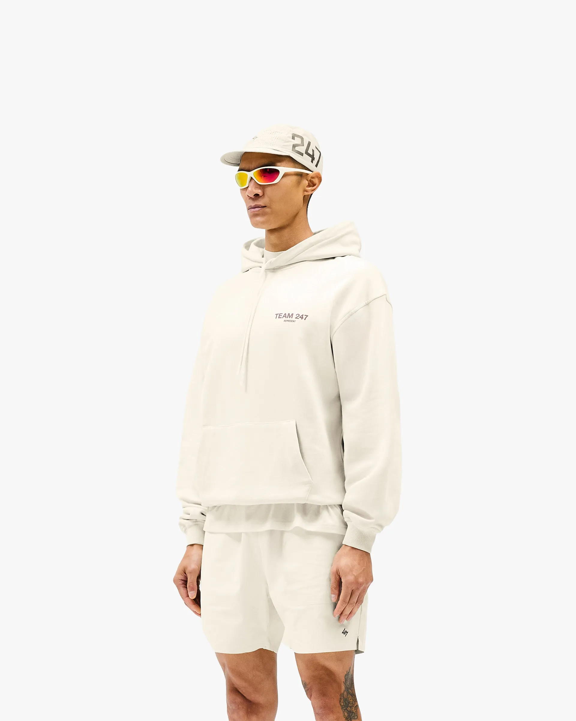 group wear Team 247 Oversized Hoodie - Cream
