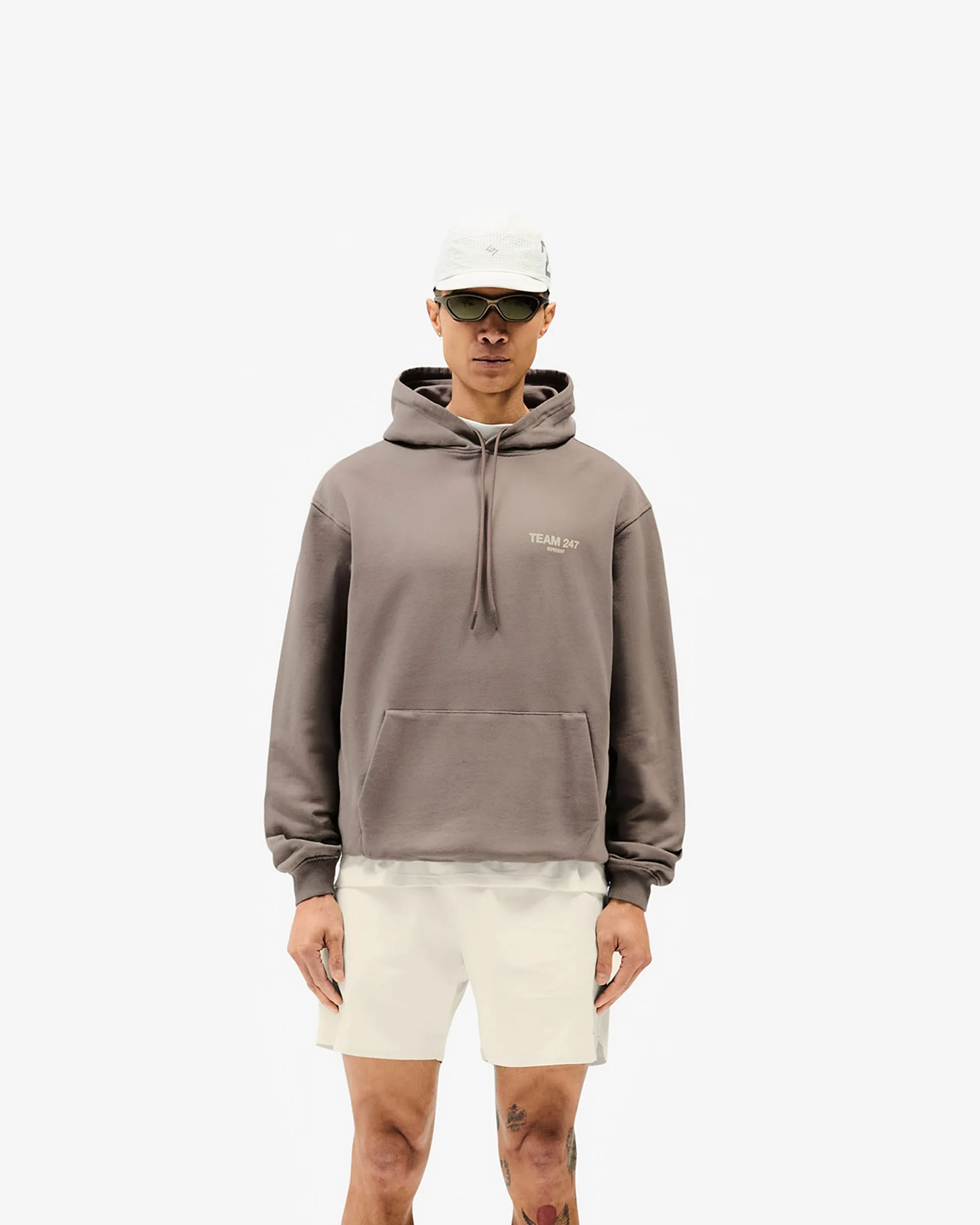right for spring Team 247 Oversized Hoodie - Earth