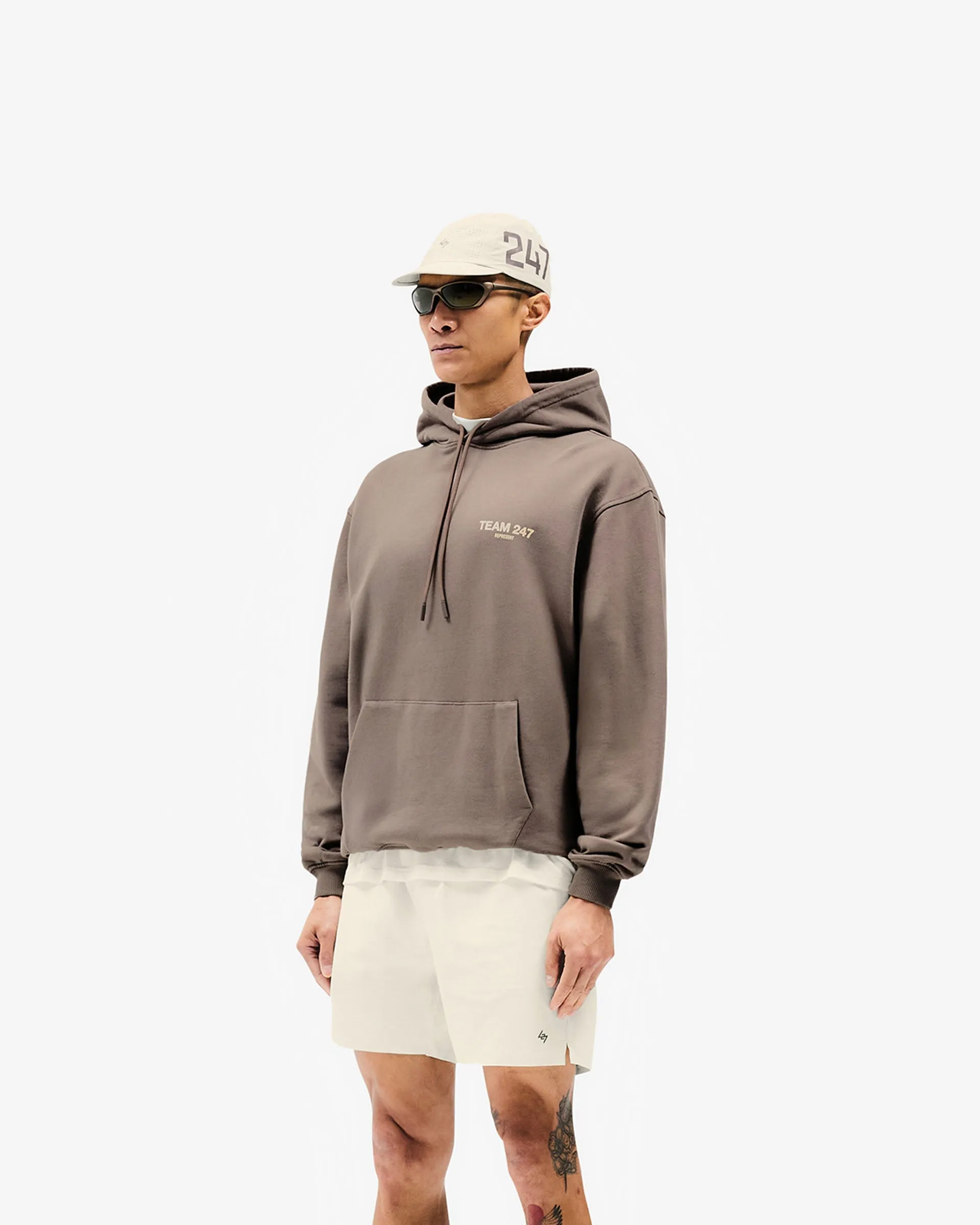Cozy Warmth Team 247 Oversized Hoodie - Earth