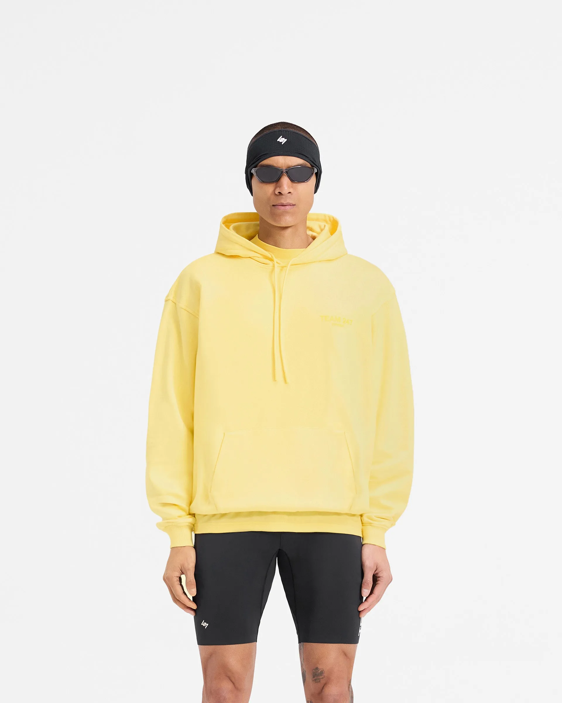 Team 247 Oversized Hoodie - Lemon Layer Bold
