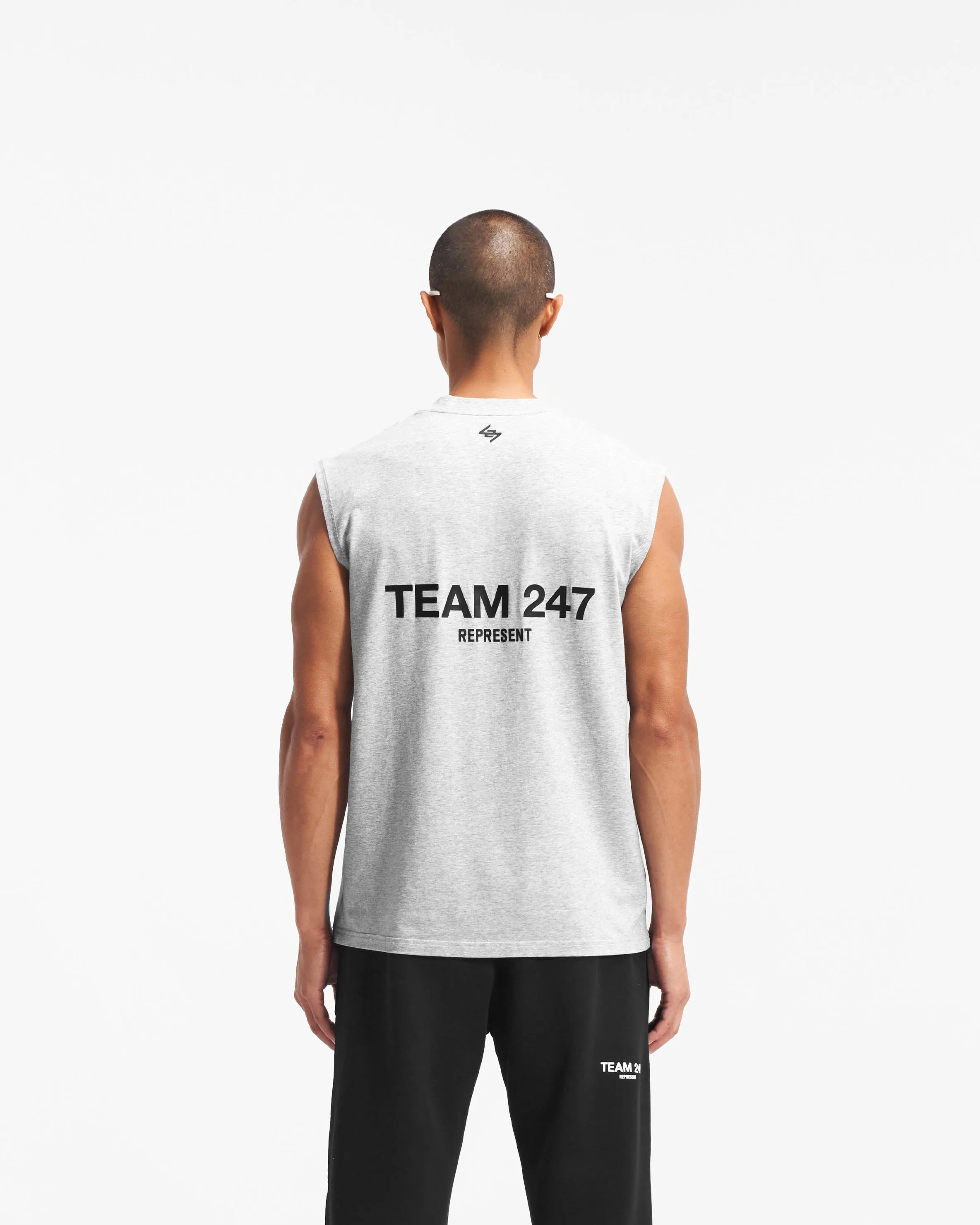 Team 247 Oversized Tank - Ash Grey Sleep High Density Fabric