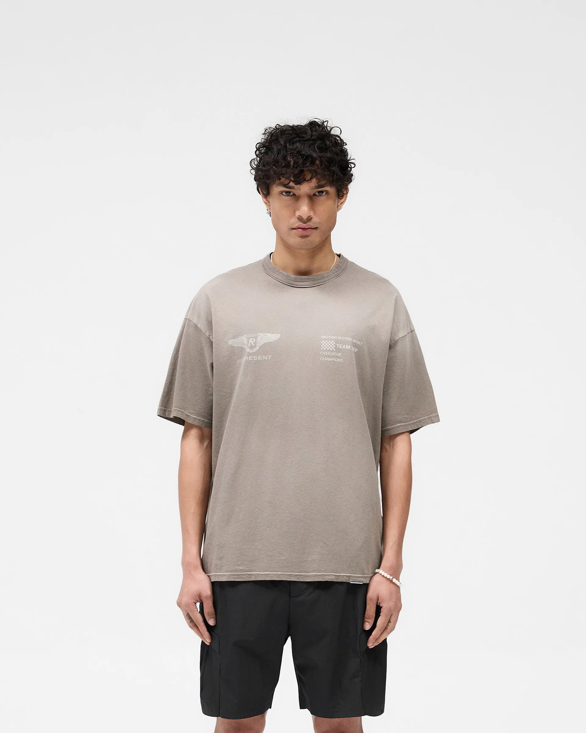 Team Rep T-Shirt - Dark Taupe Moisture Management Fabric