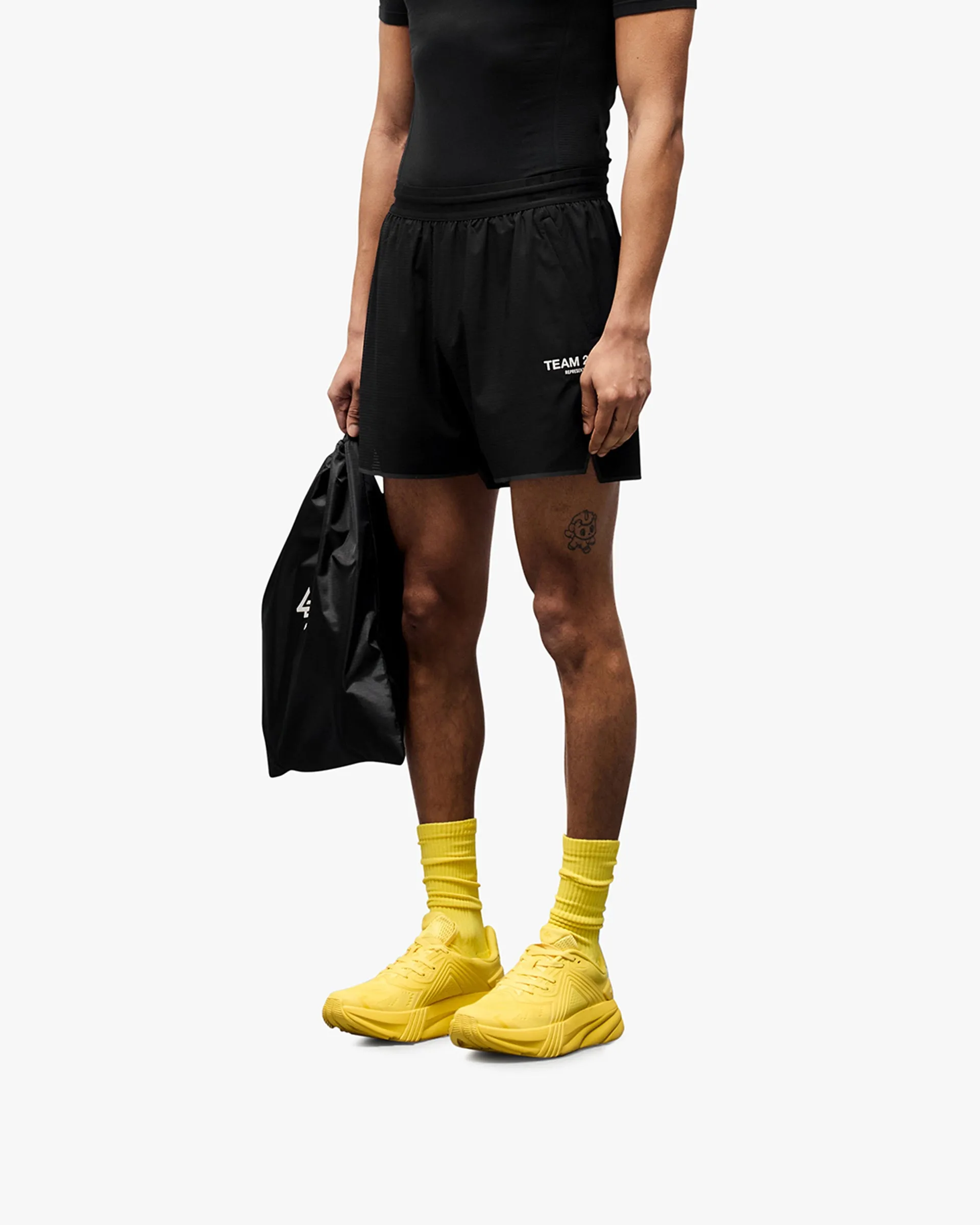 Team 247 Aero Short - Black Cross Ventilation Channels