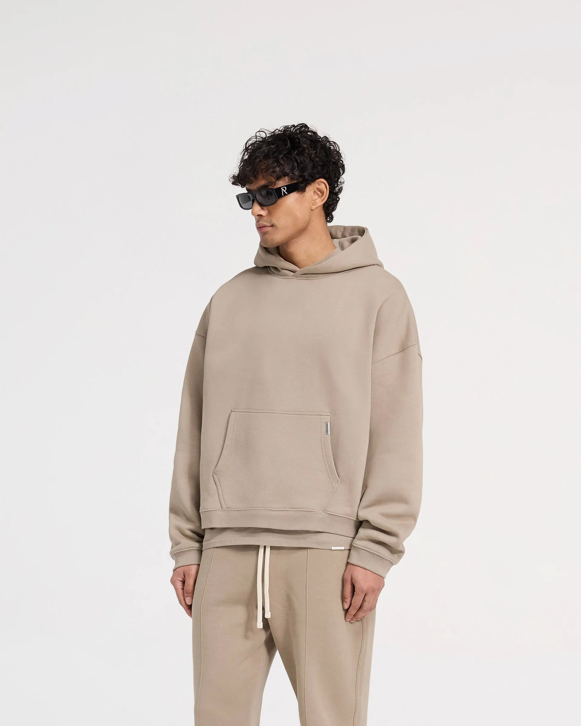 Initial Boxy Hoodie - Dune Men's Cozy pieces
