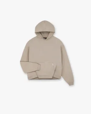 young people Initial Boxy Hoodie - Dune