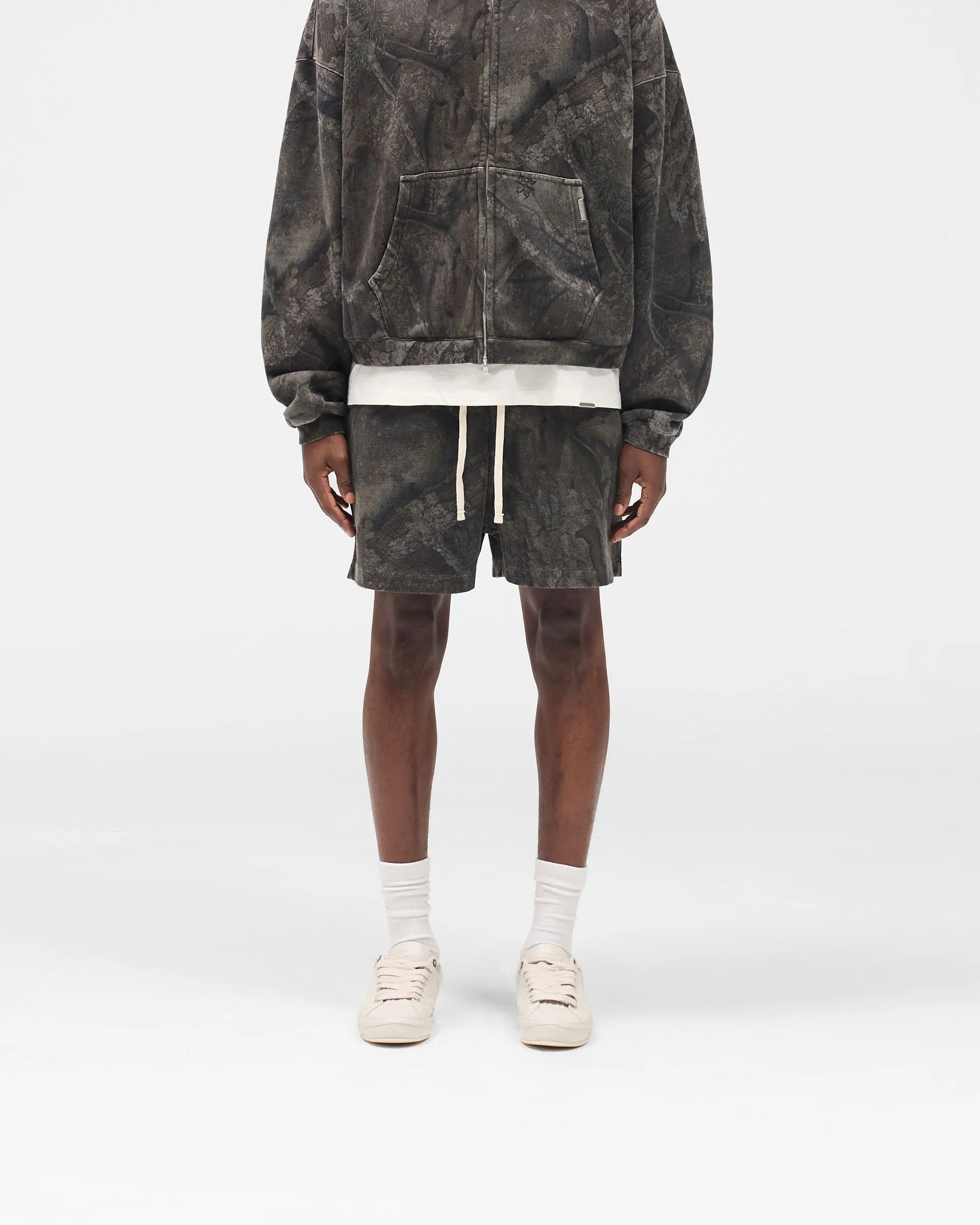 Initial Overdye Realtree? Camo Mesh Shorts - Overdyed Black AntiSnagTechnology