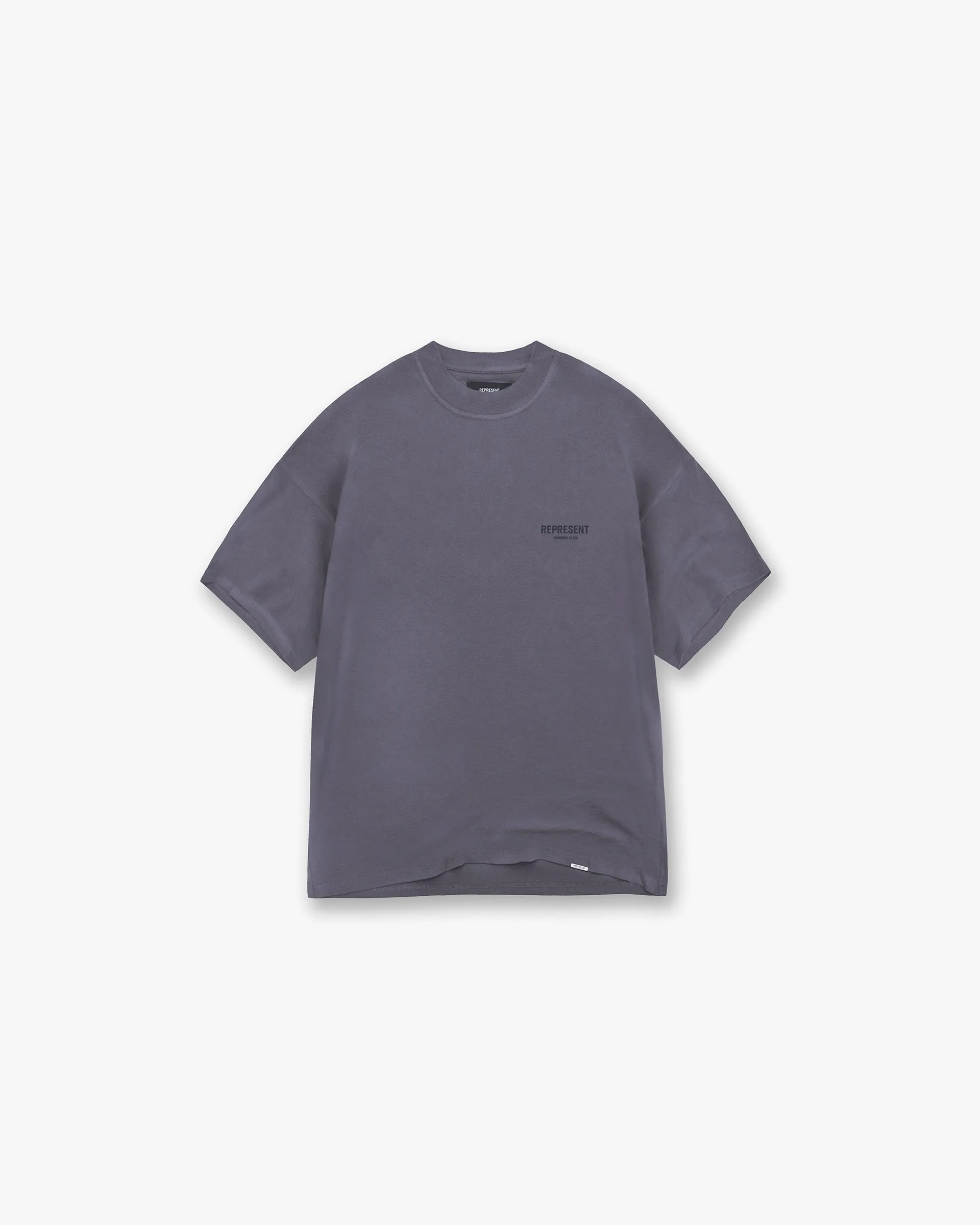 Adjustable Hem Relaxed Wearable Represent Owners Club T-Shirt - Storm