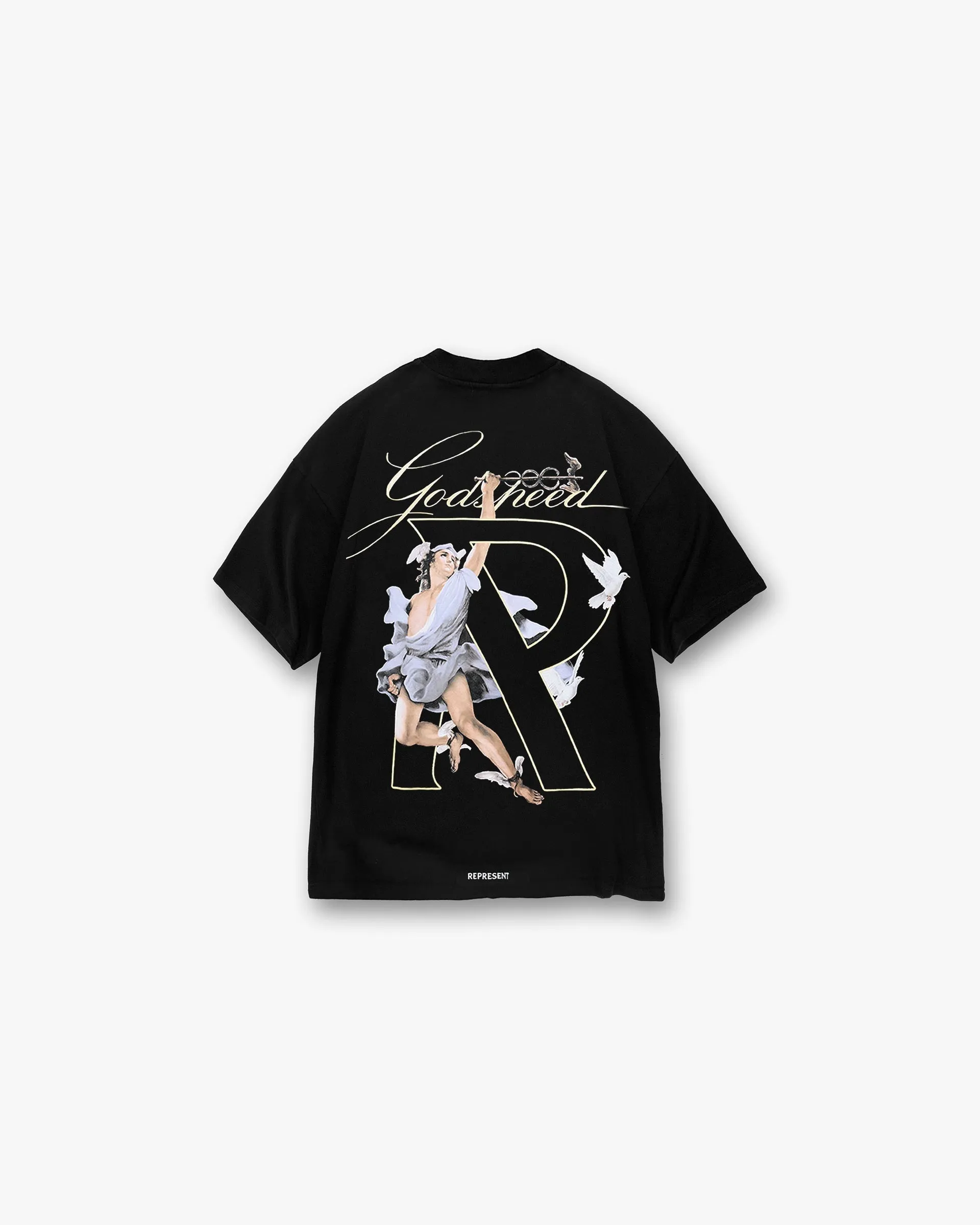 Hermes T-Shirt - Jet Black Cozy Design