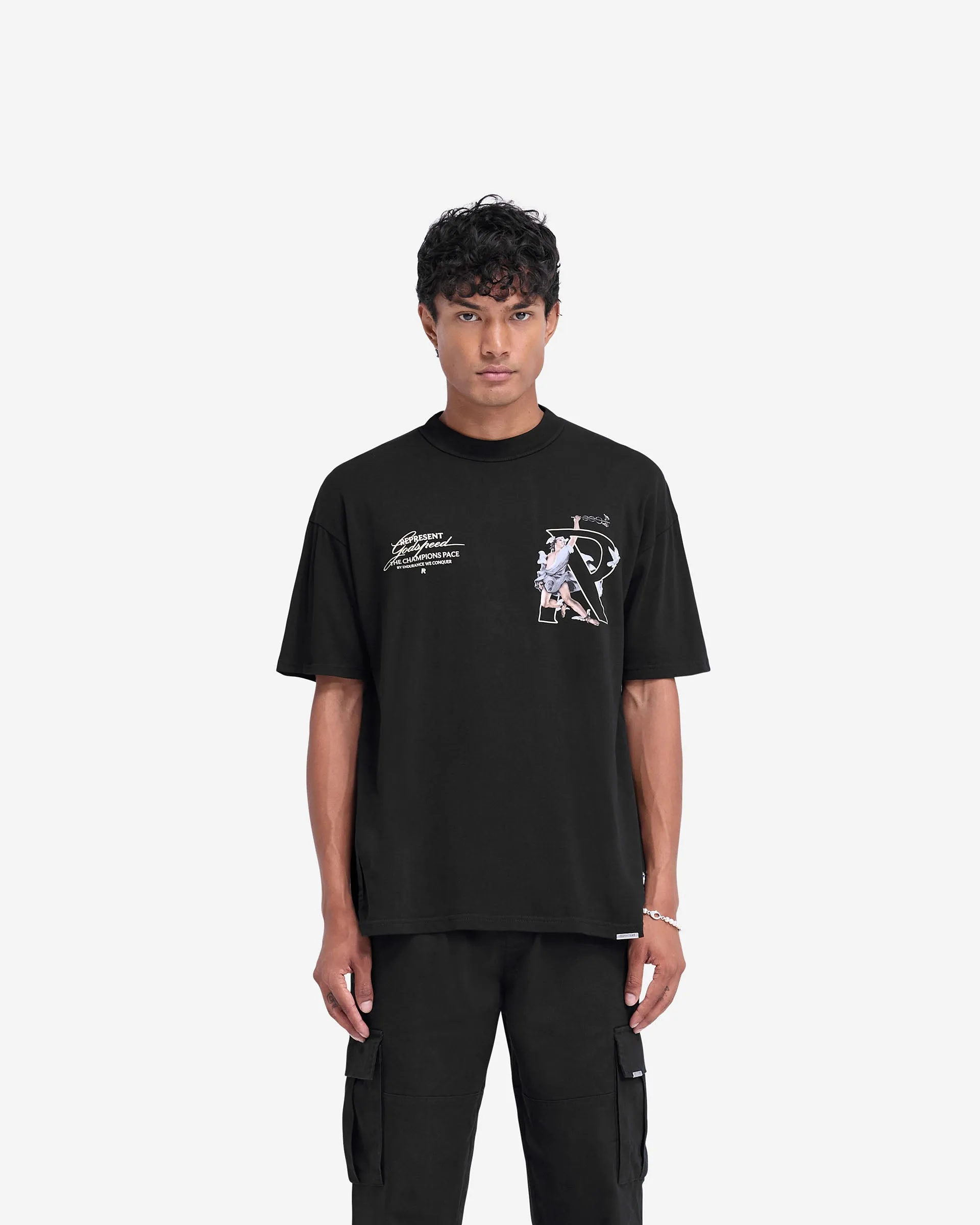 Perfect Style Hermes T-Shirt - Jet Black