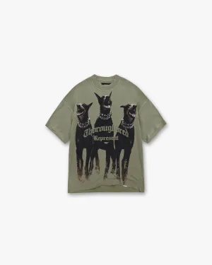 Thoroughbred T-Shirt - Khaki Chill Mode Fit Modern innovation