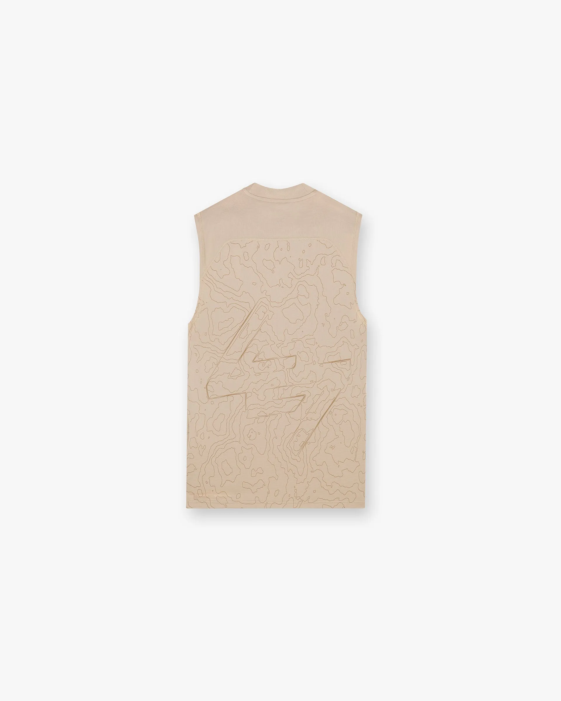 Seamless construction Sleek Design 247 Contour Run Tank - Pebble