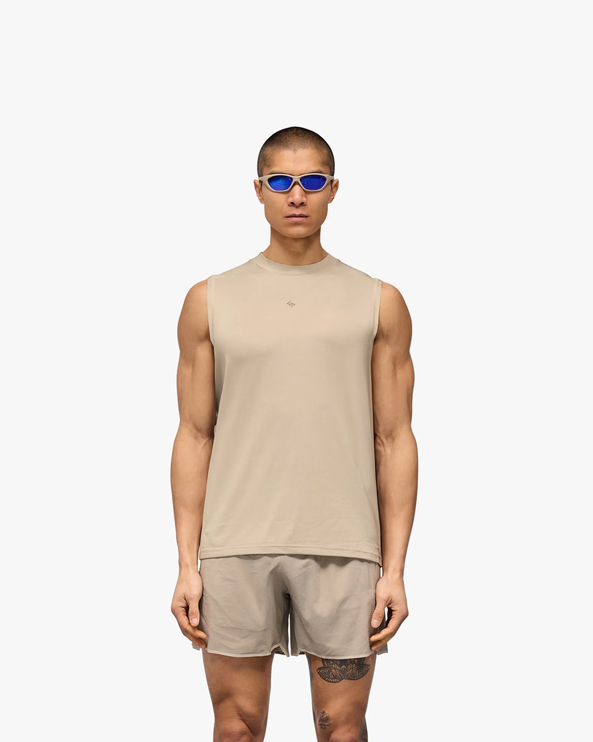 247 Contour Run Tank - Pebble Breathable Fit