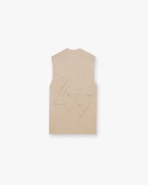 Seamless construction Sleek Design 247 Contour Run Tank - Pebble