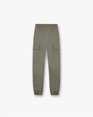 Non Irritating Tags Cozy Stretch Cuffed Cargo Pant - Olive