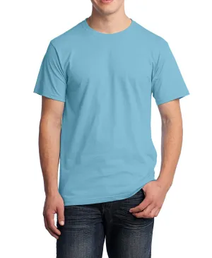 Quick Wear JustBlanks Men's Short Sleeve Crew Neck Performance Cotton T-Shirt