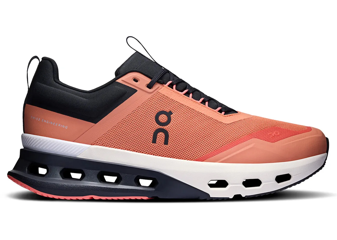 On Running Cloudnova X Canyon Salmon grassy shoes