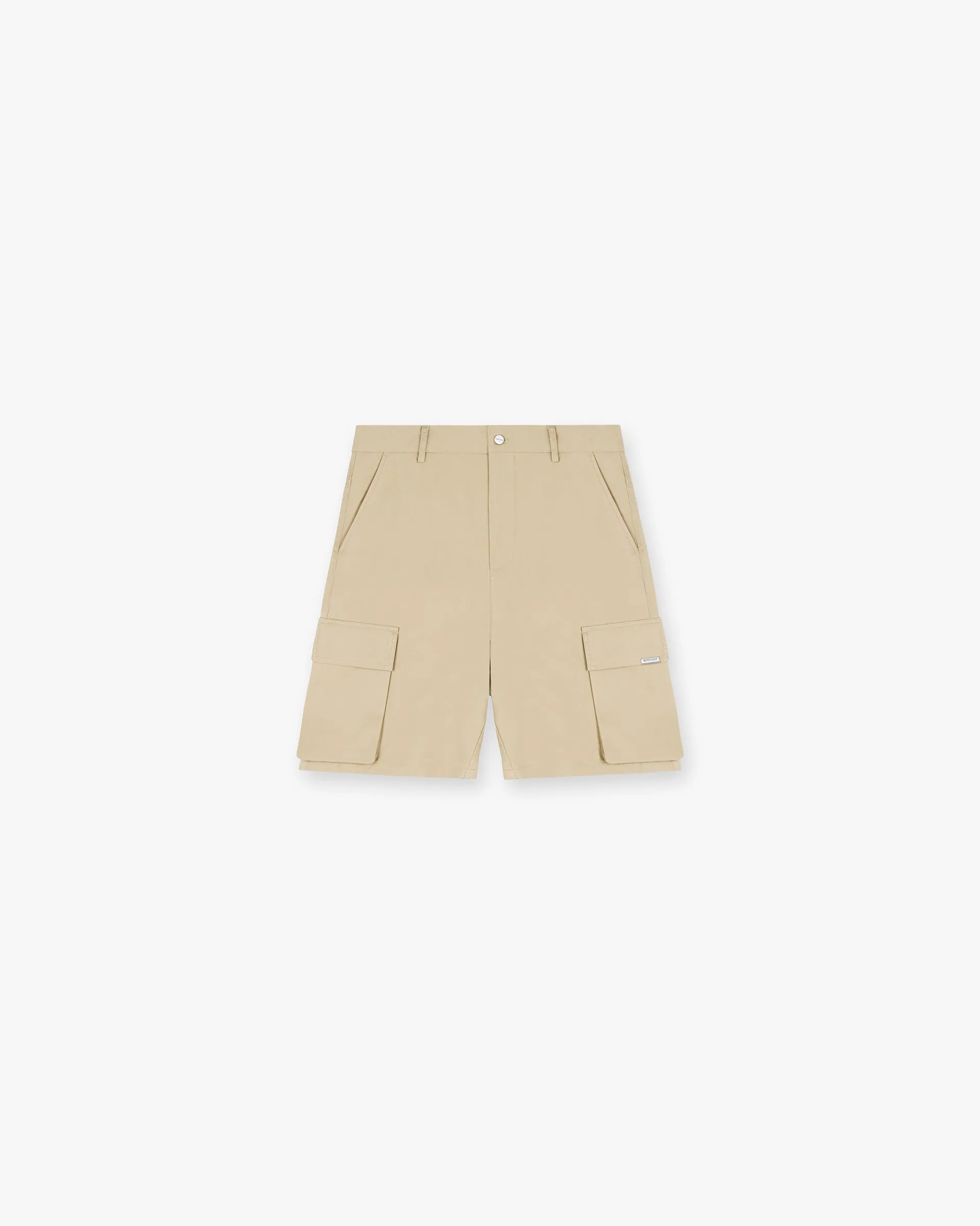 TearResistantBuild Baggy Cotton Cargo Short - Sandstone