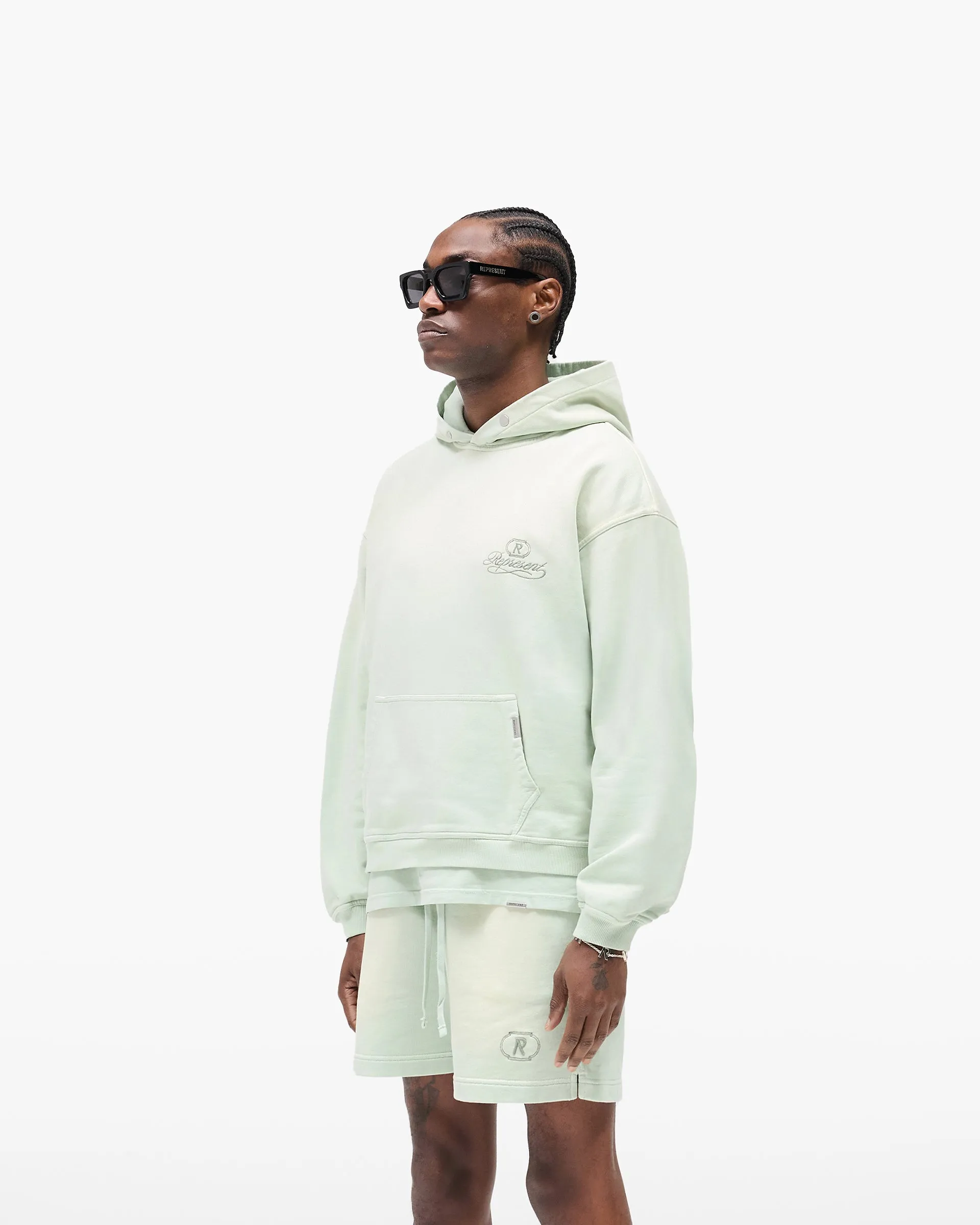 Smart Casual Summer Grand Vintage Hoodie - Washed Sage