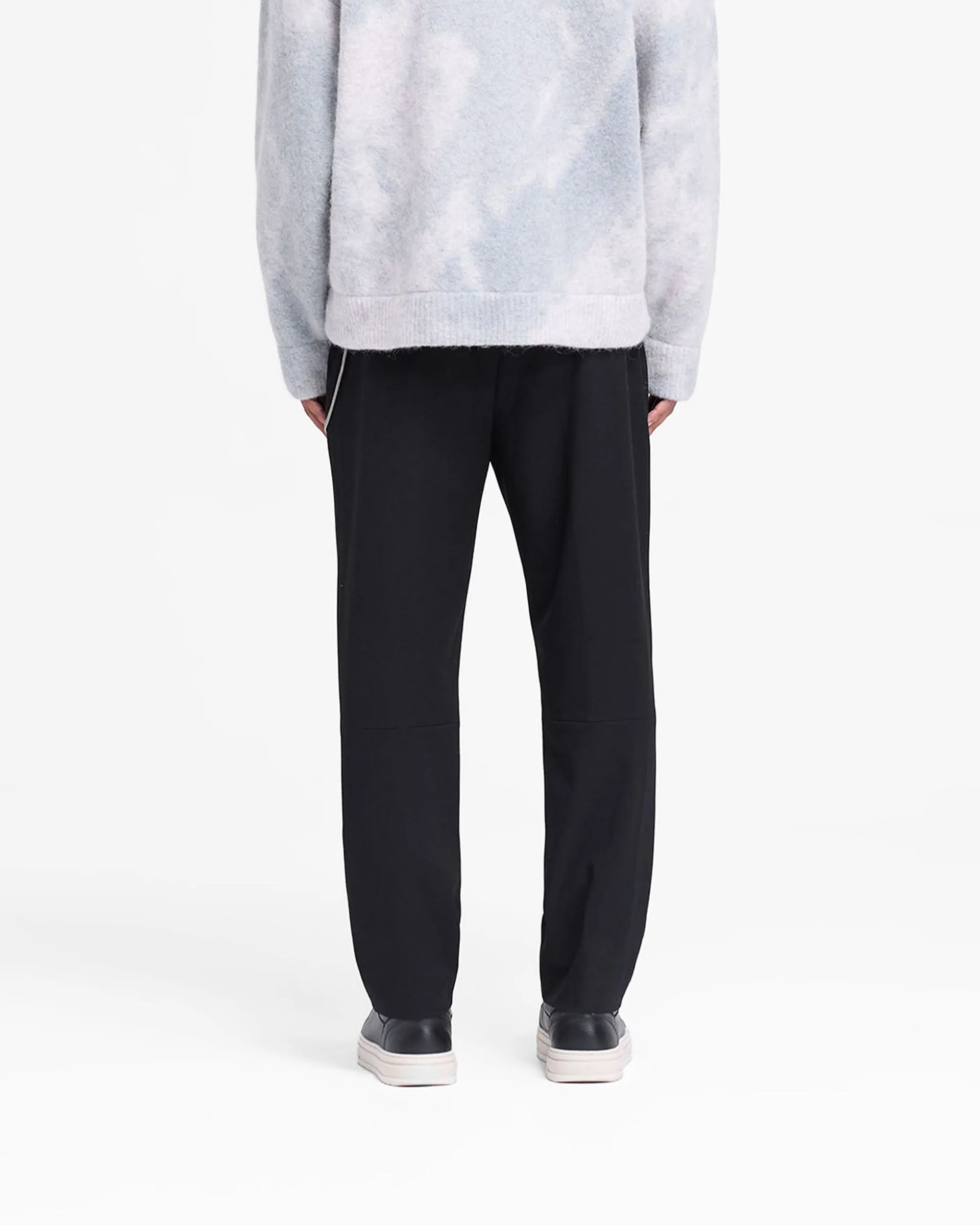 Performance Layer Rubberized Hem Smoking Pant - Black