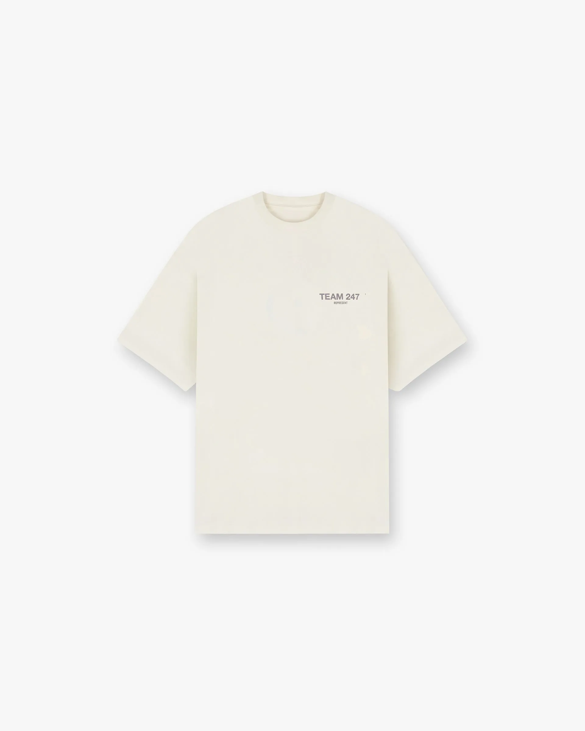 Team 247 Oversized T-Shirt - Cream Summer Style