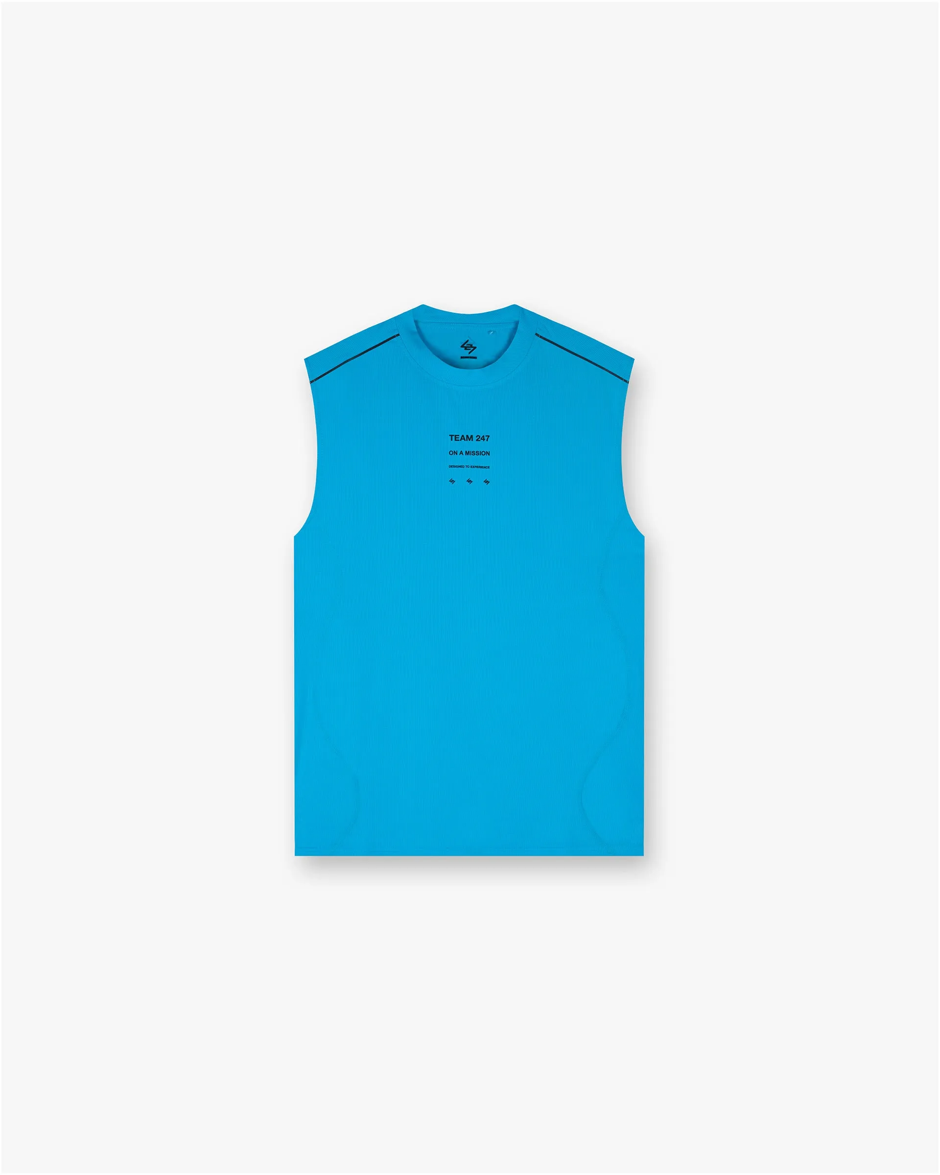 VintageWashEffect Fit for Any Season 247 Trail Tank - Electric Blue